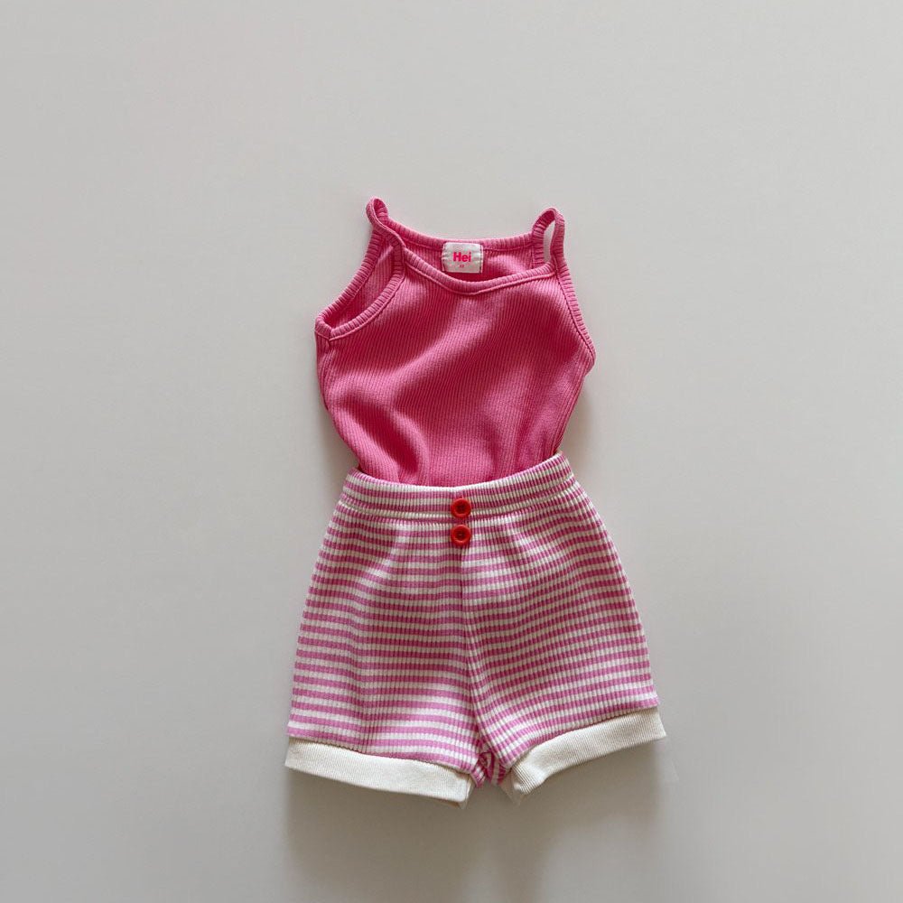 Toddler SS26 Ribbed Tank Top (1 - 6y) - 4 Colors kids outfit
