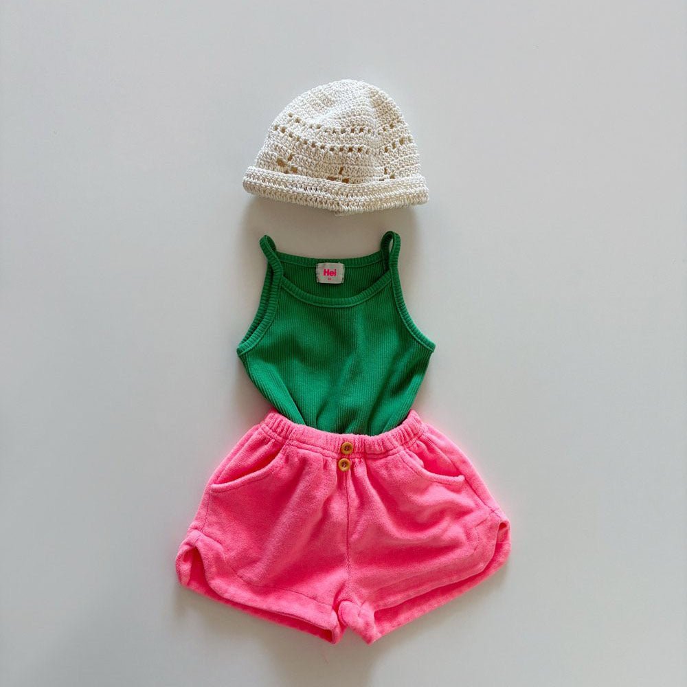 Toddler SS26 Ribbed Tank Top (1 - 6y) - 4 Colors kids outfit