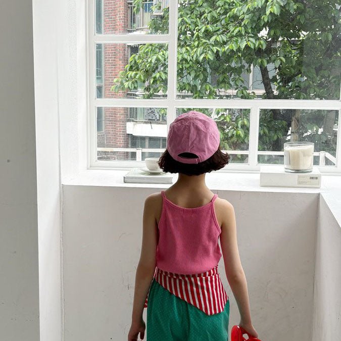 Toddler SS26 Ribbed Tank Top (1 - 6y) - 4 Colors kids outfit