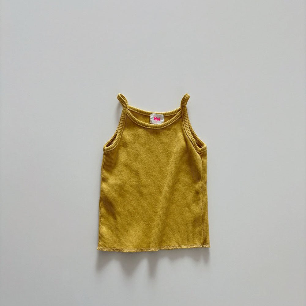 Toddler SS26 Ribbed Tank Top (1 - 6y) - 4 Colors kids outfit