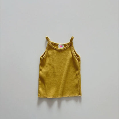 Toddler SS26 Ribbed Tank Top (1 - 6y) - 4 Colors kids outfit