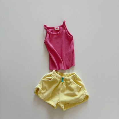 Toddler SS26 Ribbed Tank Top (1 - 6y) - 4 Colors kids outfit