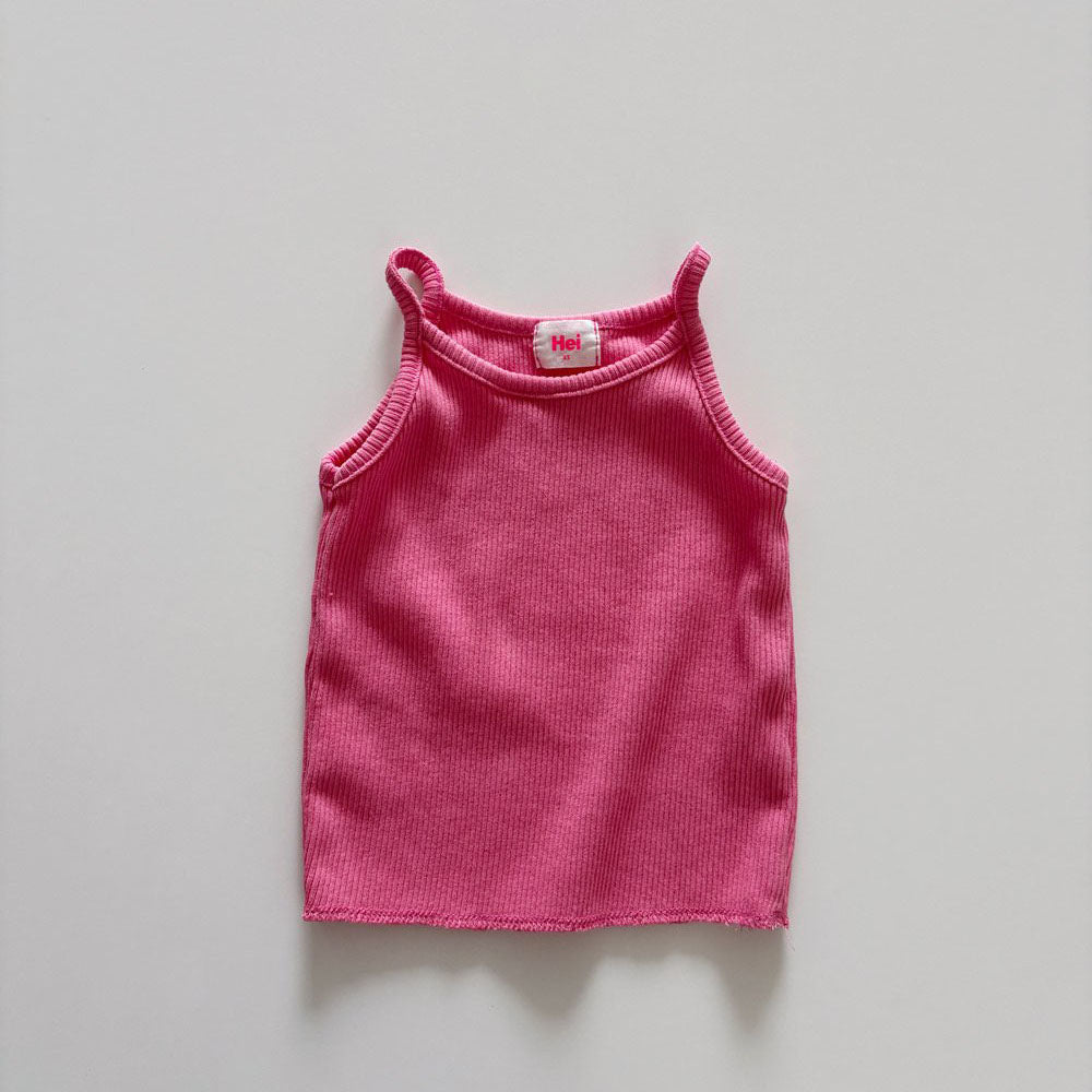 Toddler SS26 Ribbed Tank Top (1 - 6y) - 4 Colors kids outfit