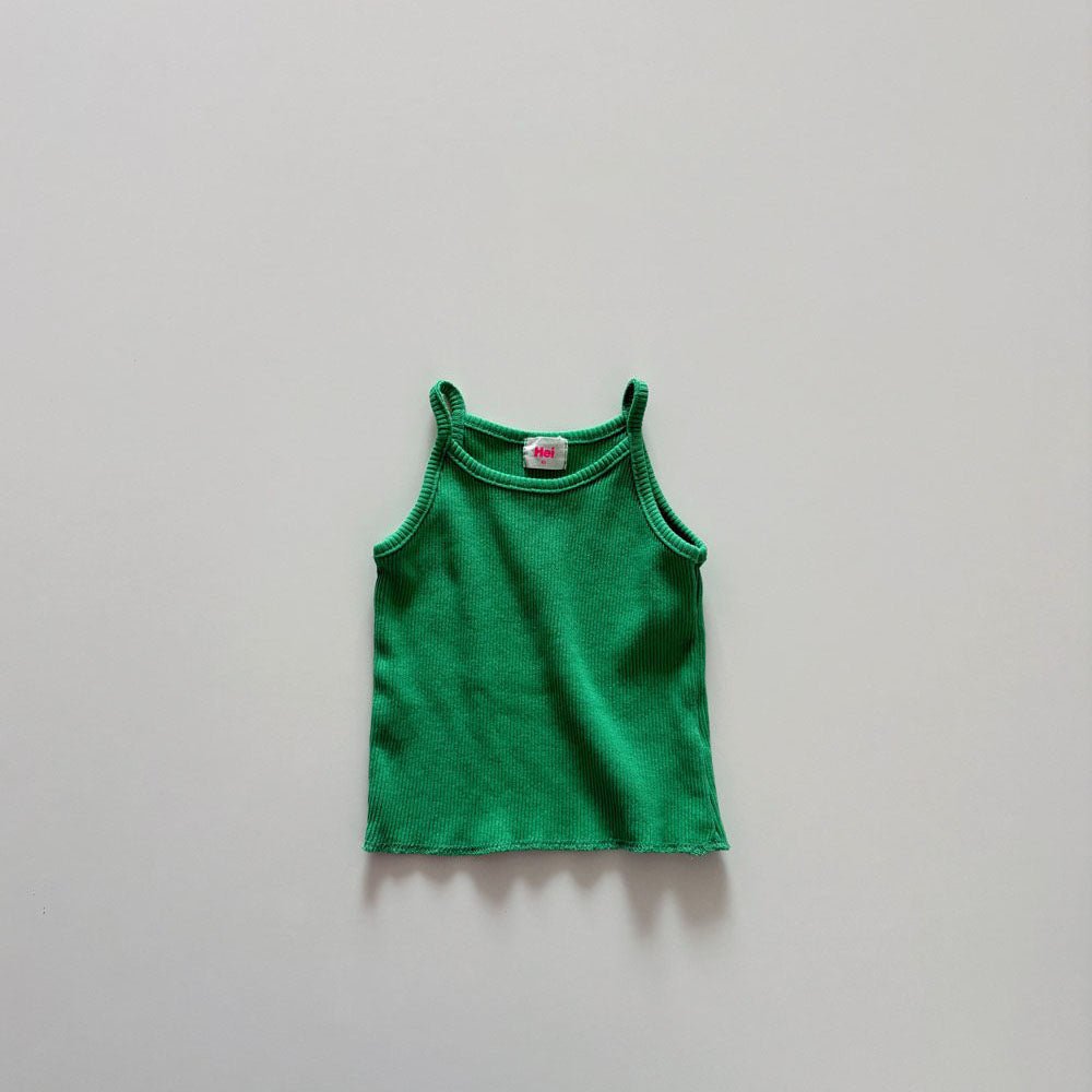 Toddler SS26 Ribbed Tank Top (1 - 6y) - 4 Colors kids outfit
