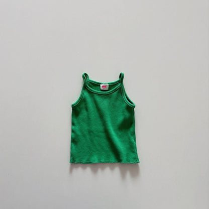 Toddler SS26 Ribbed Tank Top (1 - 6y) - 4 Colors kids outfit