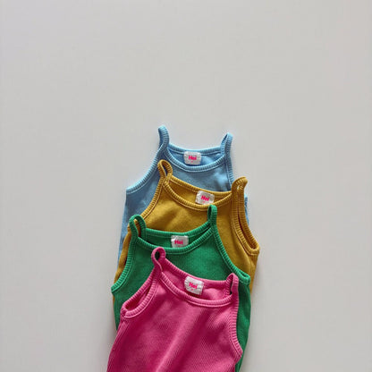 Toddler SS26 Ribbed Tank Top (1 - 6y) - 4 Colors kids outfit