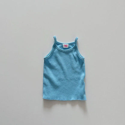 Toddler SS26 Ribbed Tank Top (1 - 6y) - 4 Colors kids outfit