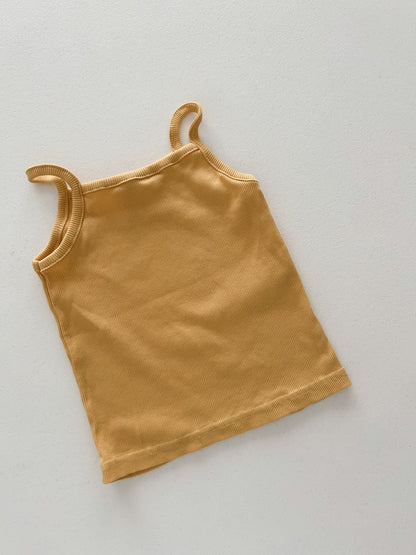 Toddler SS26 Ribbed Tank Top (1 - 7y) - 3 Colors kids outfit