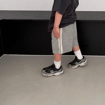 Toddler SS26 Side Tape Terry Cloth Shorts (12m - 7y) - 3 Colors kids outfit