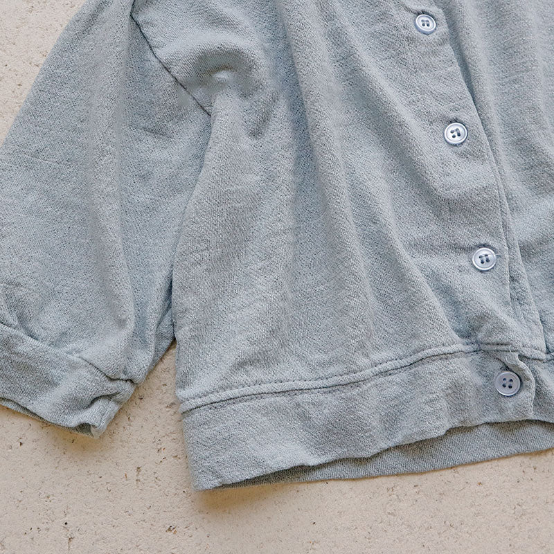 Toddler SS26 Stella Cotton Crepe Long Sleeve Cardigan (1 - 7y) - 2 Colors - AT NOON STORE