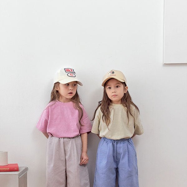 Toddler SS26 Stella Pigment Dyed Short Sleeve Top (1 - 9y) - 3 Colors - AT NOON STORE