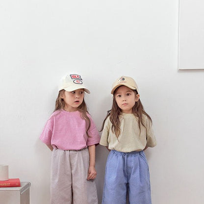 Toddler SS26 Stella Pigment Dyed Short Sleeve Top (1 - 9y) - 3 Colors - AT NOON STORE