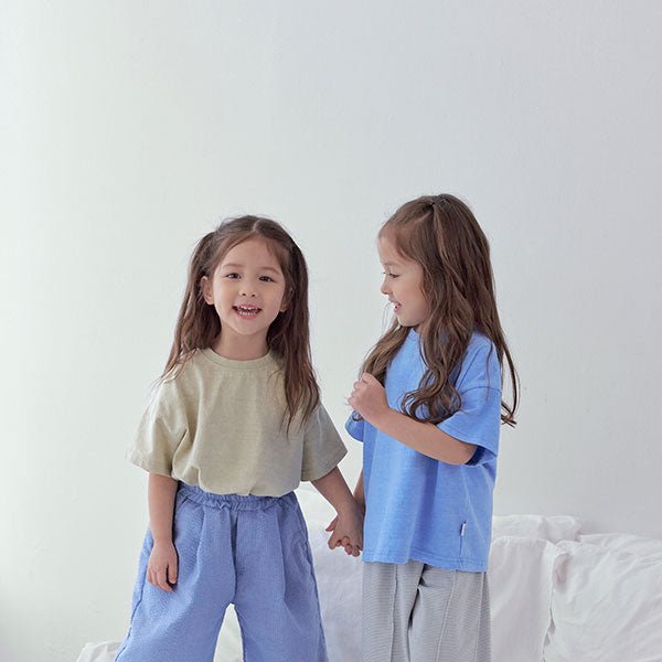 Toddler SS26 Stella Pigment Dyed Short Sleeve Top (1 - 9y) - 3 Colors - AT NOON STORE