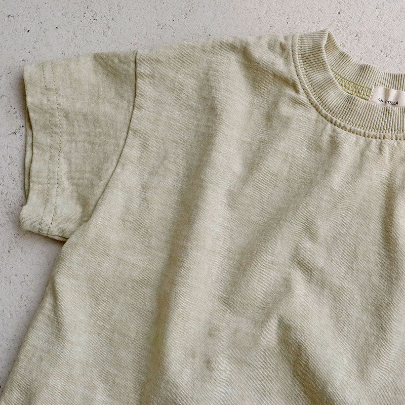 Toddler SS26 Stella Pigment Dyed Short Sleeve Top (1 - 9y) - 3 Colors - AT NOON STORE
