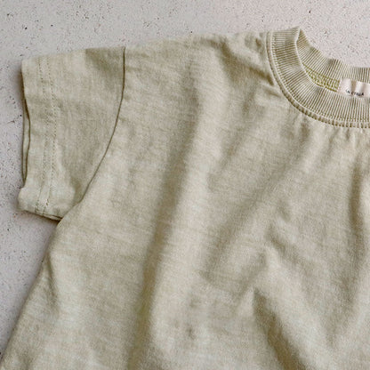 Toddler SS26 Stella Pigment Dyed Short Sleeve Top (1 - 9y) - 3 Colors - AT NOON STORE
