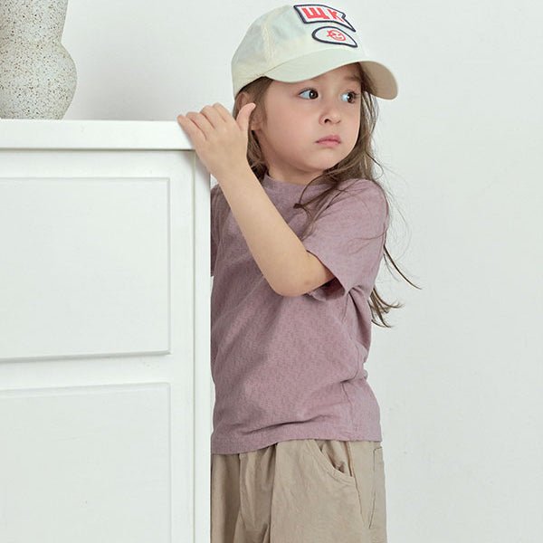 Toddler SS26 Stella Pointelle Short Sleeve Top (1 - 7y) - 3 Colors - AT NOON STORE