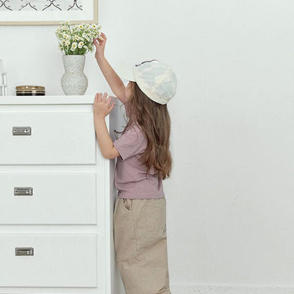 Toddler SS26 Stella Pointelle Short Sleeve Top (1 - 7y) - 3 Colors - AT NOON STORE