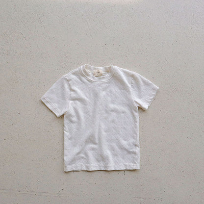 Toddler SS26 Stella Pointelle Short Sleeve Top (1 - 7y) - 3 Colors - AT NOON STORE
