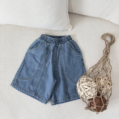 Toddler SS26 Stitch Detail Bermuda Shorts (1 - 7y) - 2 Colors - AT NOON STORE