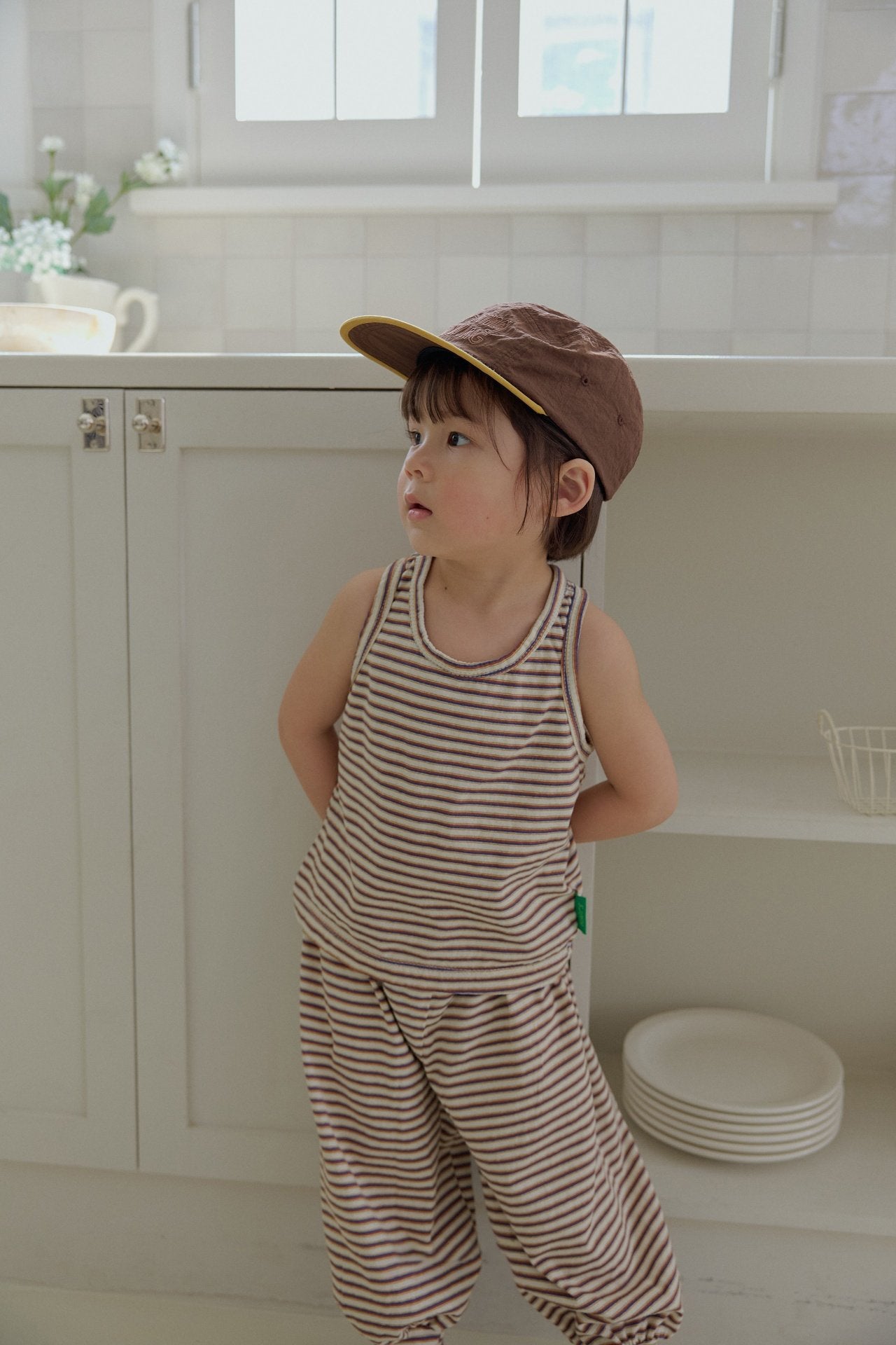 Toddler SS26 Stripe Aladdin Pants (2 - 7y) - 2 Colors - AT NOON STORE