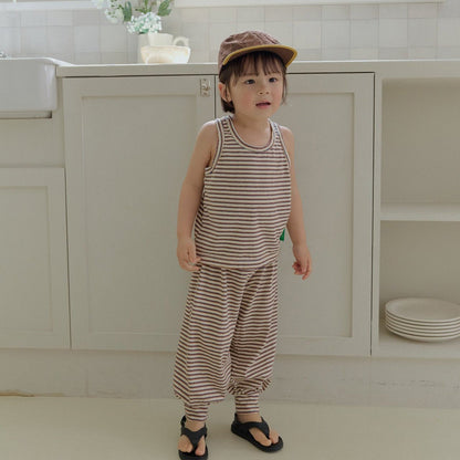 Toddler SS26 Stripe Aladdin Pants (2 - 7y) - 2 Colors - AT NOON STORE