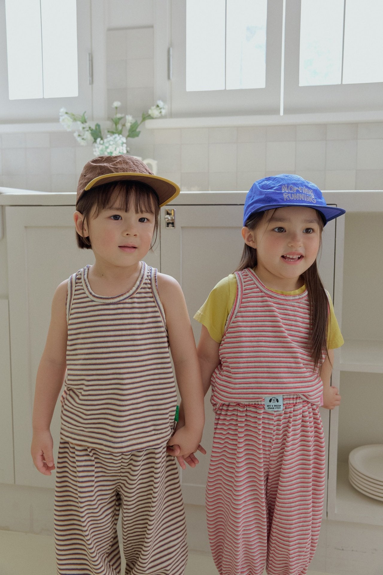 Toddler SS26 Stripe Aladdin Pants (2 - 7y) - 2 Colors - AT NOON STORE