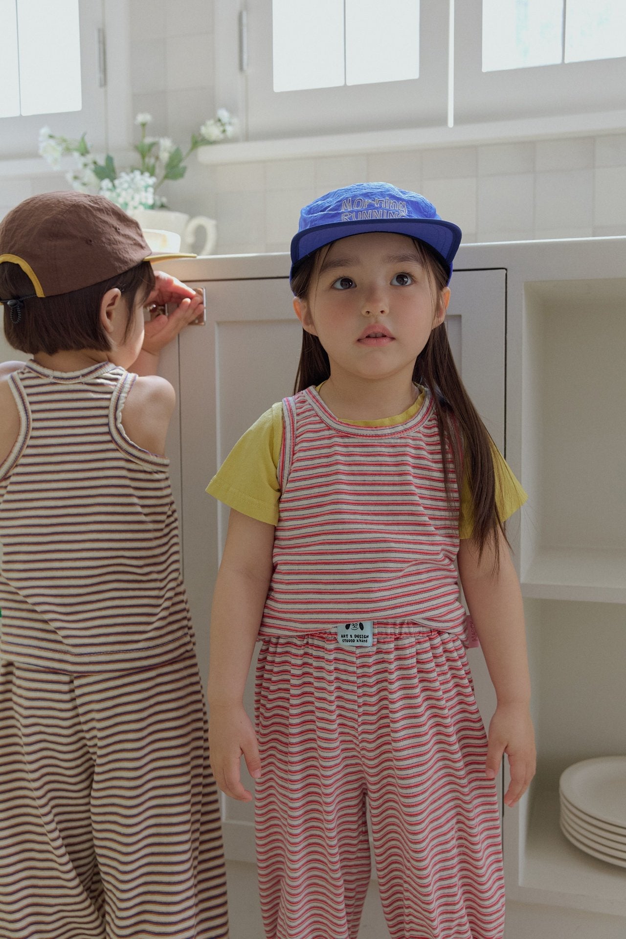 Toddler SS26 Stripe Aladdin Pants (2 - 7y) - 2 Colors - AT NOON STORE