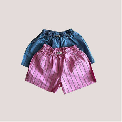Toddler SS26 Stripe Cotton Shorts (1 - 7y) - 2 Colors kids outfit