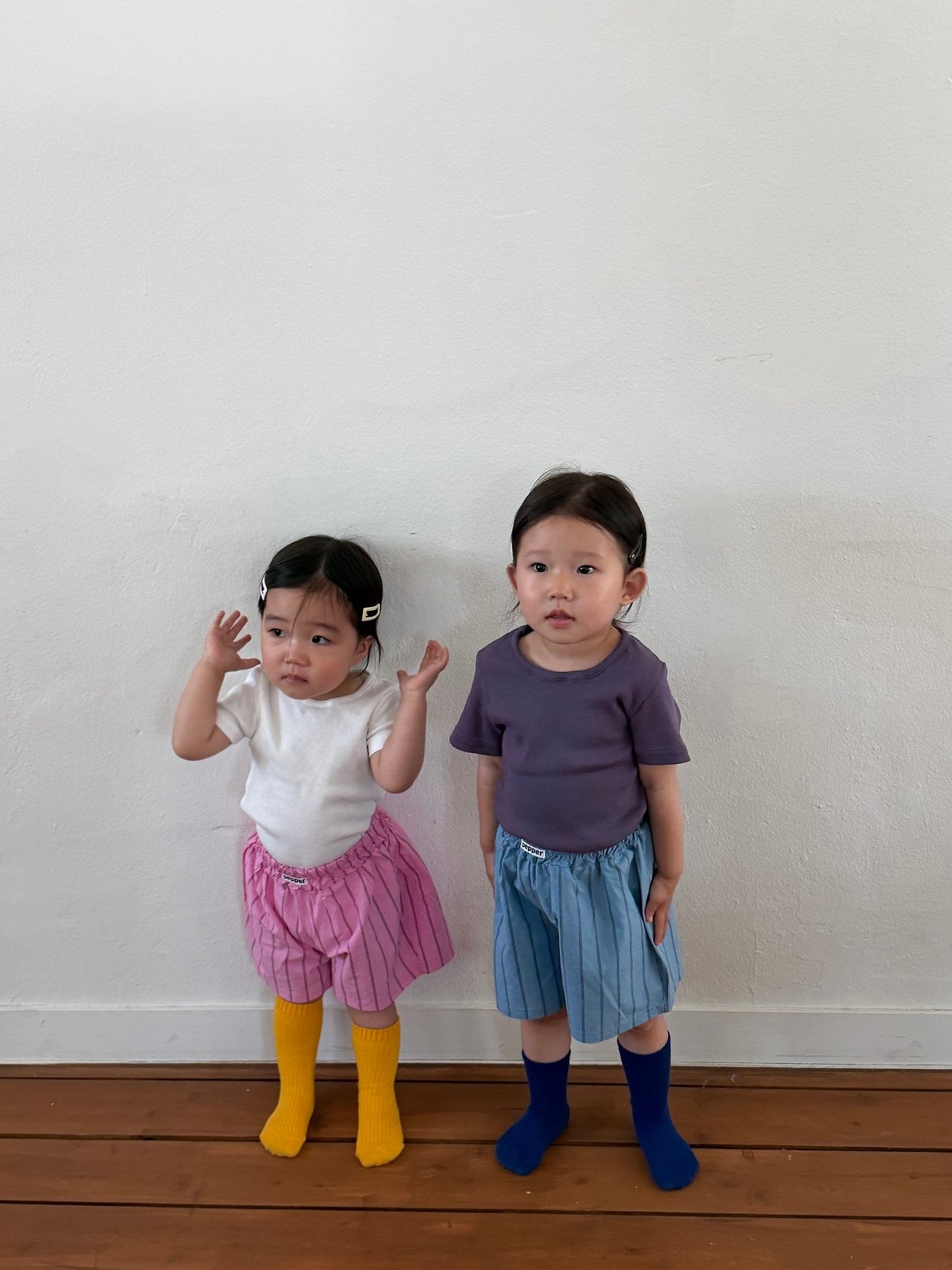 Toddler SS26 Stripe Cotton Shorts (1 - 7y) - 2 Colors kids outfit