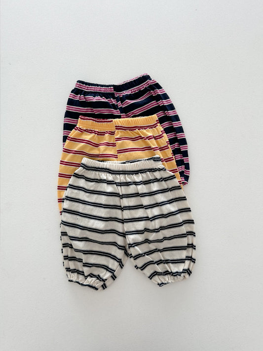 Toddler SS26 Stripe Cropped Jogger Pants (1 - 6y) - 3 Colors - AT NOON STORE