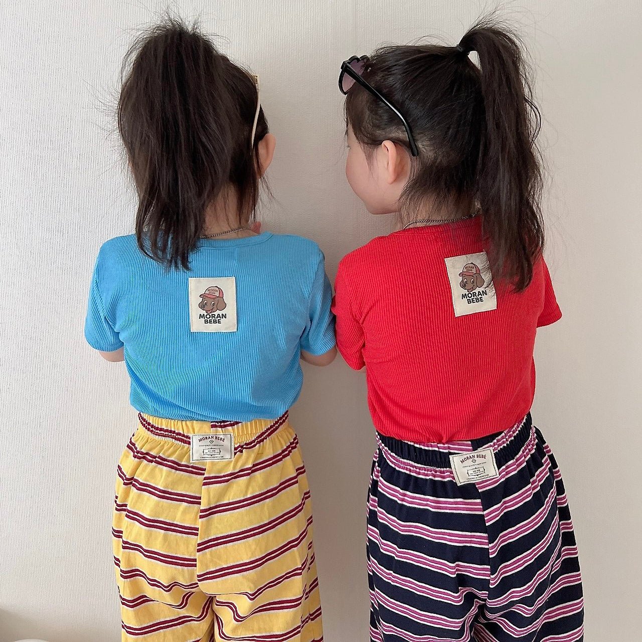 Toddler SS26 Stripe Cropped Jogger Pants (1 - 6y) - 3 Colors - AT NOON STORE