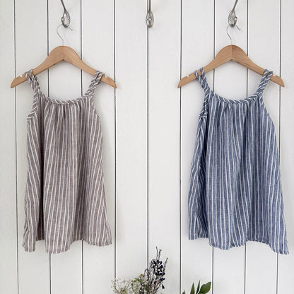 Toddler SS26 Stripe Double Strap Dress (1 - 7y) - 2 Colors - AT NOON STORE