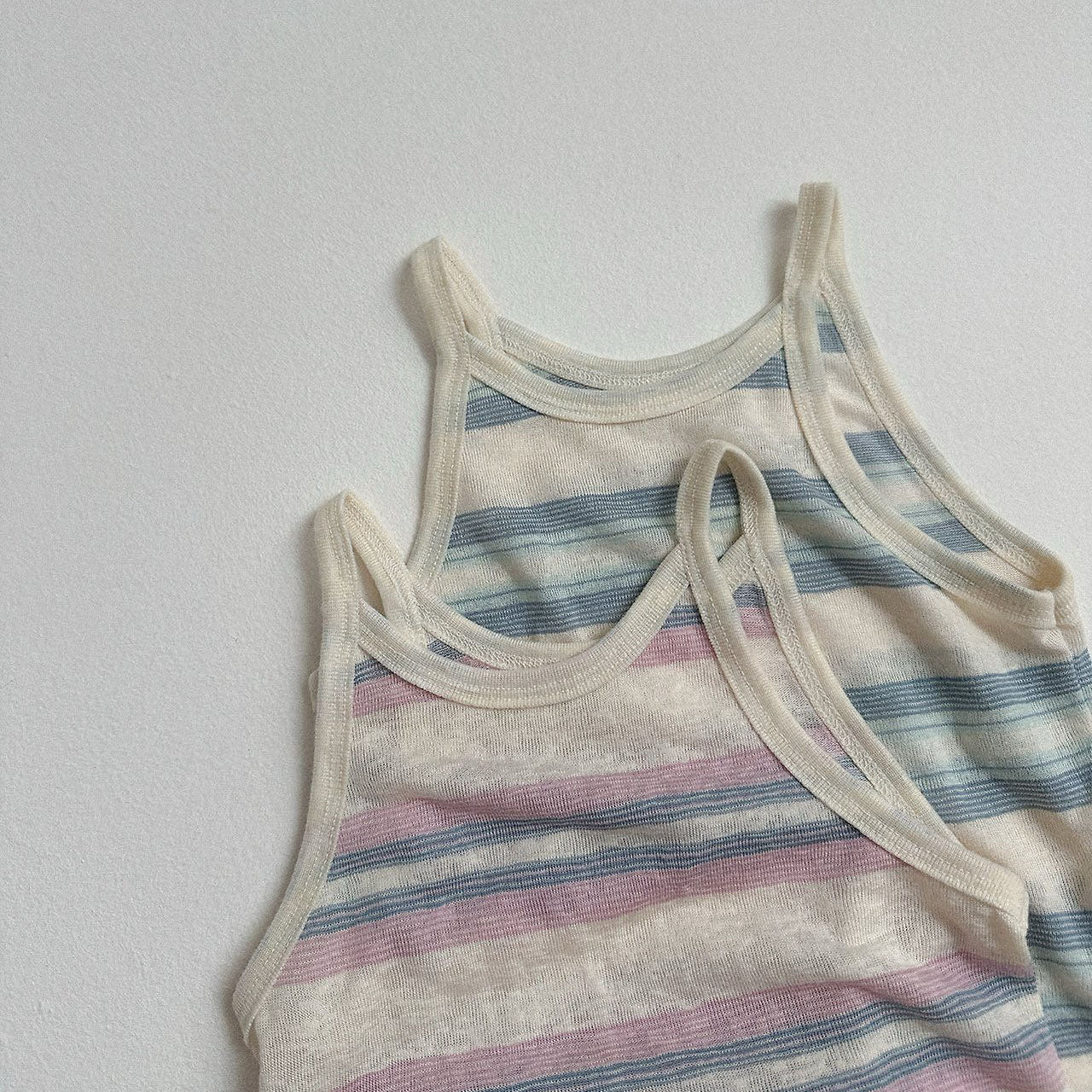 Toddler SS26 Stripe Noodle Strap Top (10m - 4y) - 2 Colors kids outfit