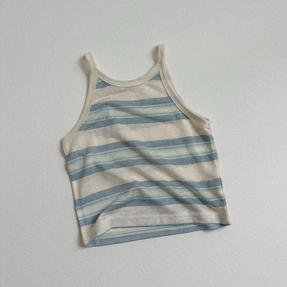 Toddler SS26 Stripe Noodle Strap Top (10m - 4y) - 2 Colors kids outfit