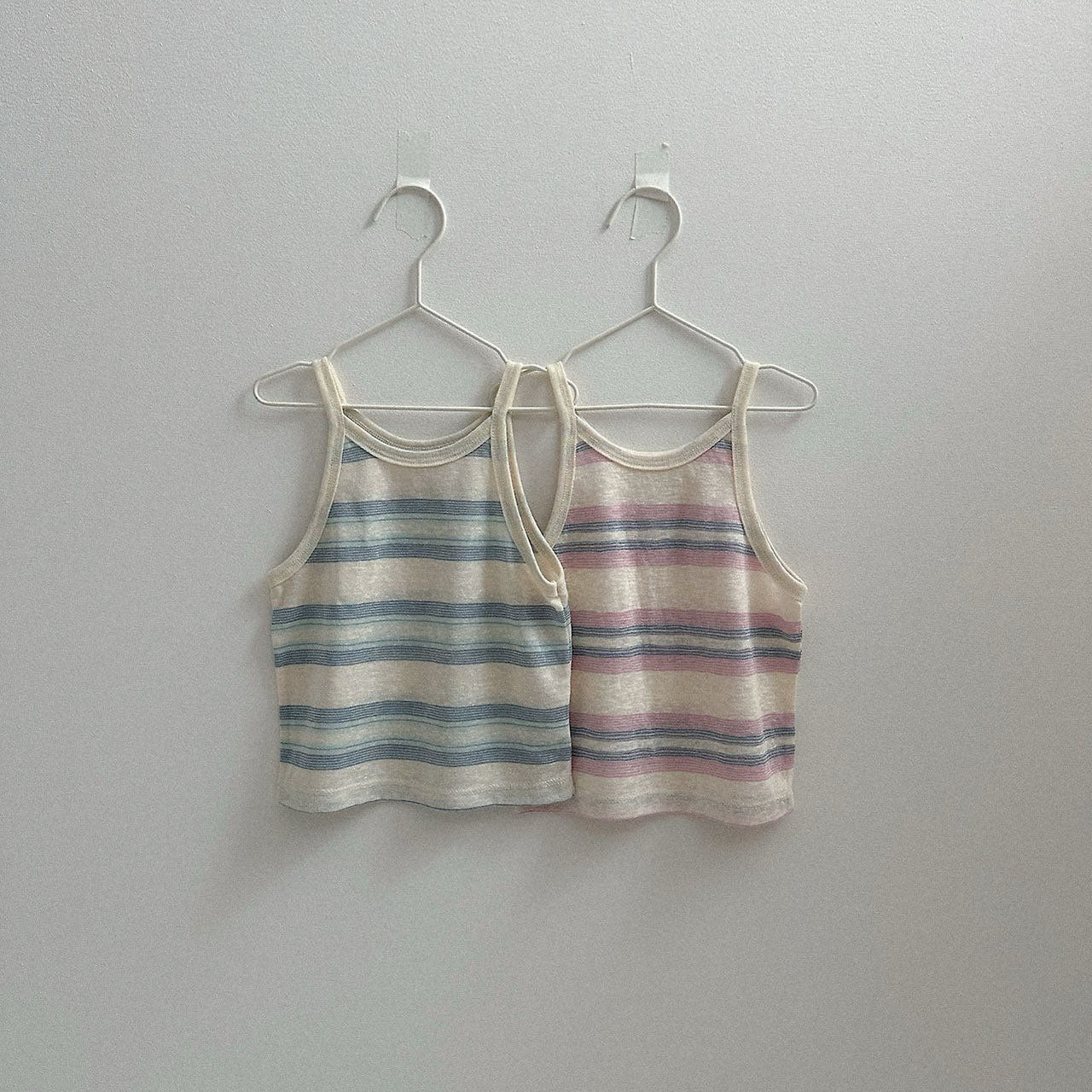 Toddler SS26 Stripe Noodle Strap Top (10m - 4y) - 2 Colors kids outfit
