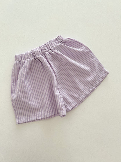 Toddler SS26 Stripe Shorts (1 - 6y) - 5 Colors - AT NOON STORE