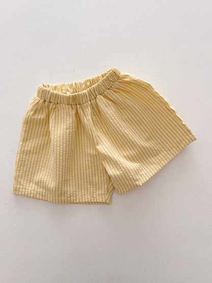 Toddler SS26 Stripe Shorts (1 - 6y) - 5 Colors - AT NOON STORE