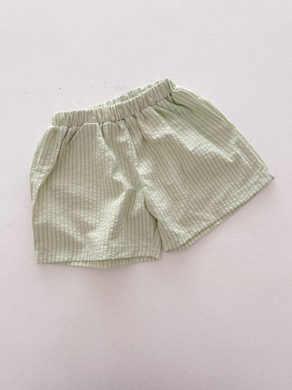 Toddler SS26 Stripe Shorts (1 - 6y) - 5 Colors - AT NOON STORE