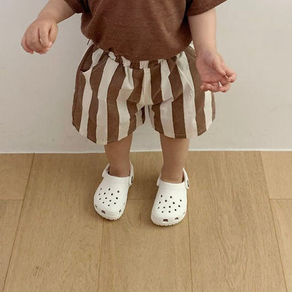 Toddler SS26 Stripe Shorts (1 - 7y) - 3 Colors kids outfit