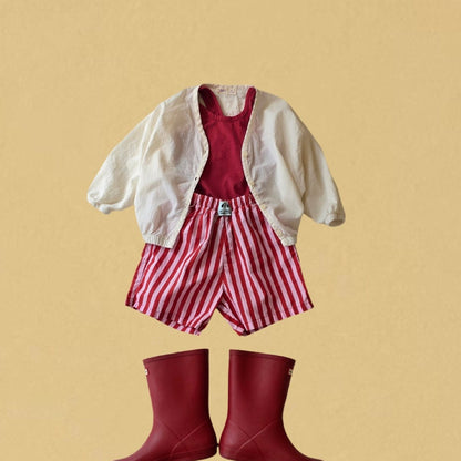 Toddler SS26 Stripe Shorts (2 - 7y) - 2 Colors - AT NOON STORE