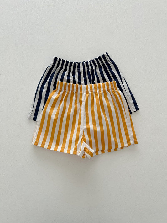Toddler SS26 Stripe Shorts (4m - 6y) - 2 Colors - AT NOON STORE