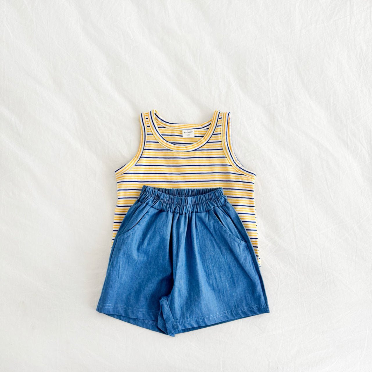 Toddler SS26 Stripe Sleeveless Top (1 - 6y) - 3 Colors - AT NOON STORE