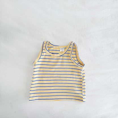 Toddler SS26 Stripe Sleeveless Top (1 - 6y) - 3 Colors - AT NOON STORE