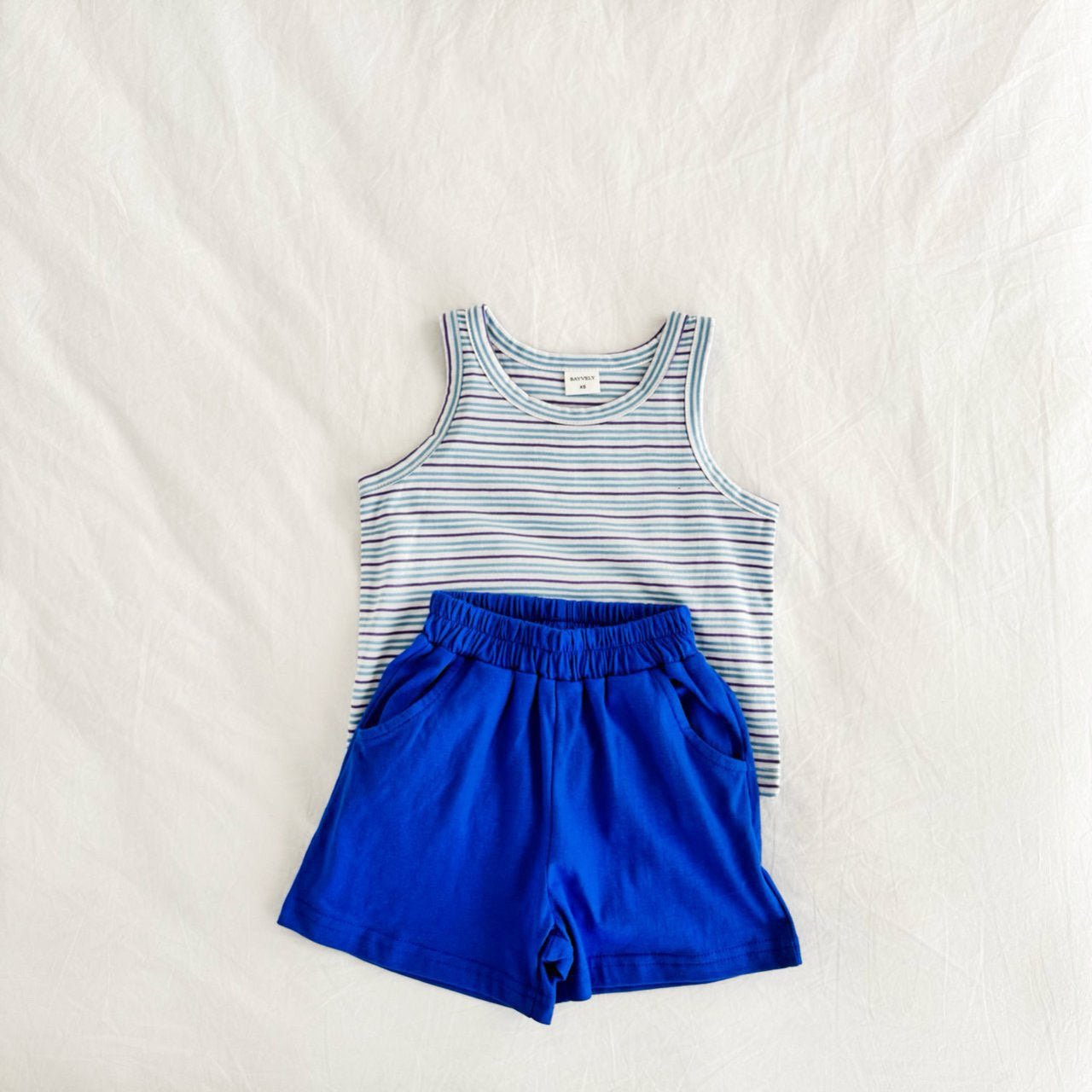 Toddler SS26 Stripe Sleeveless Top (1 - 6y) - 3 Colors - AT NOON STORE