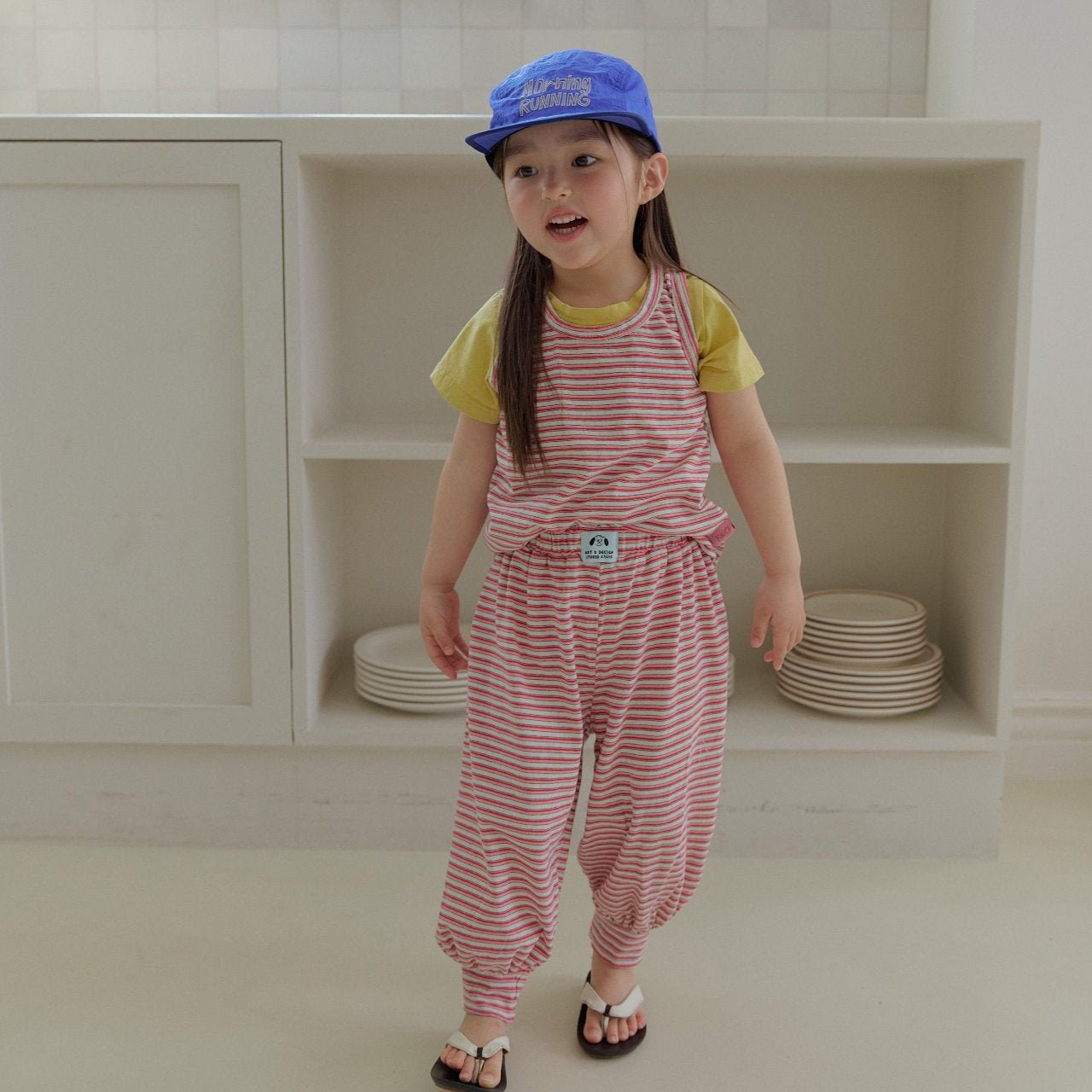 Toddler SS26 Stripe Sleeveless Top (2 - 7y) - 2 Colors - AT NOON STORE