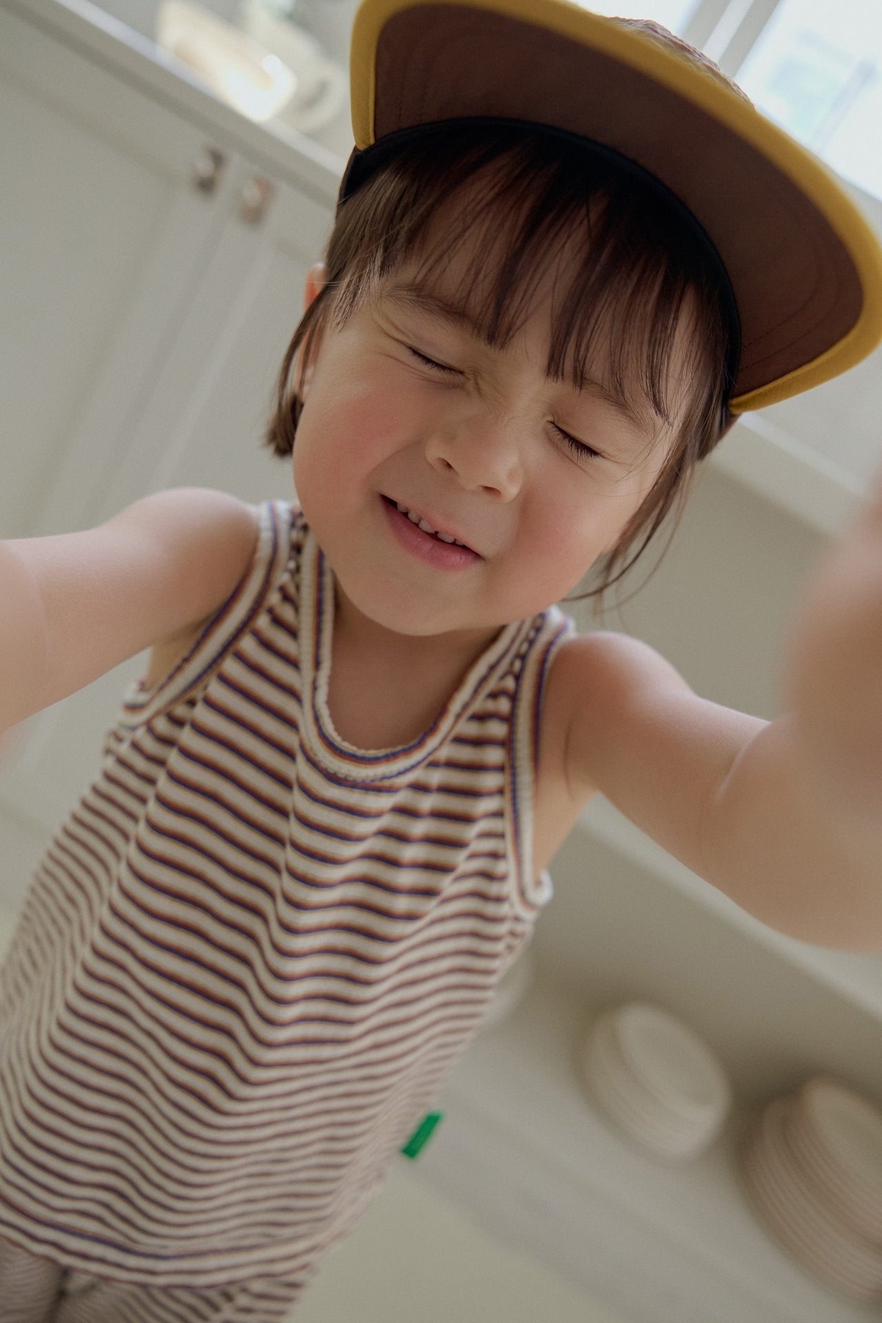 Toddler SS26 Stripe Sleeveless Top (2 - 7y) - 2 Colors - AT NOON STORE