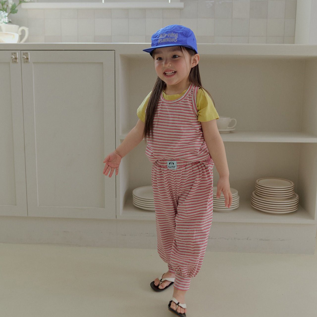 Toddler SS26 Stripe Sleeveless Top (2 - 7y) - 2 Colors - AT NOON STORE