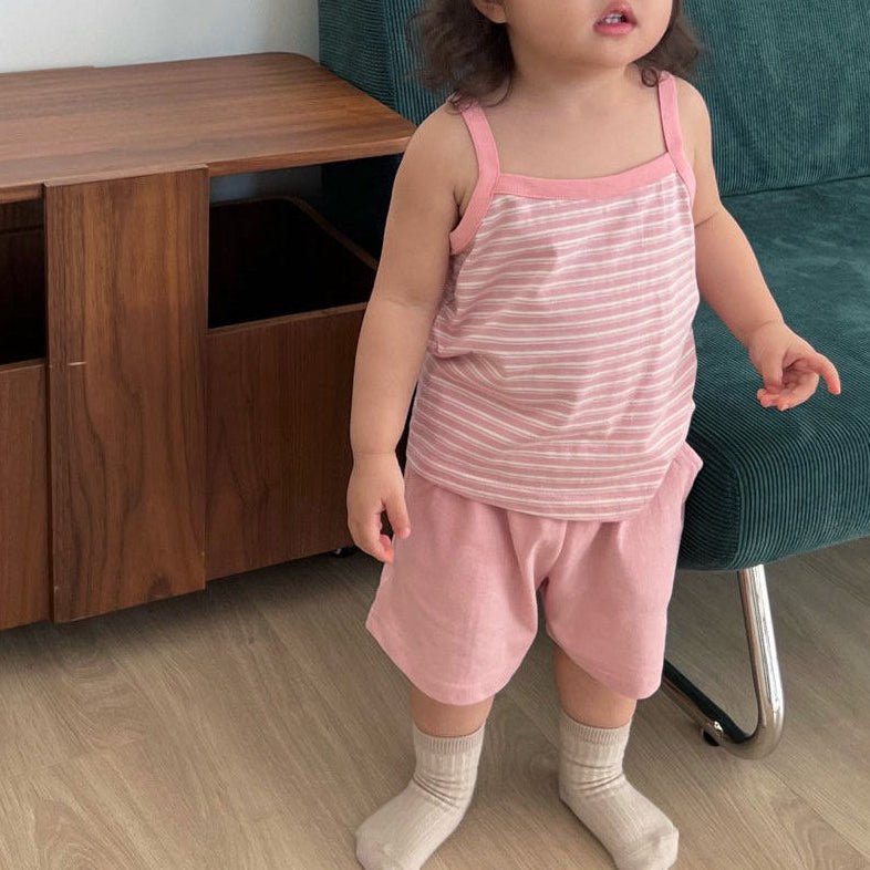Toddler SS26 Stripe Tank Top (1 - 6y) - 2 Colors - AT NOON STORE