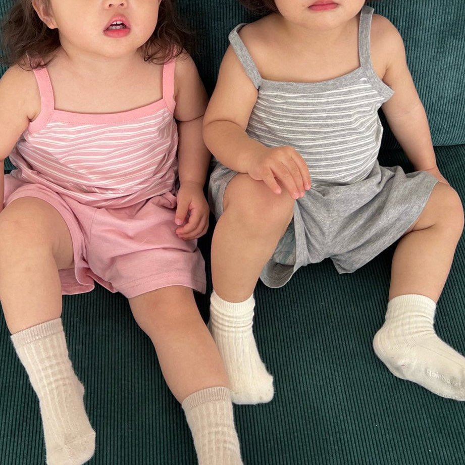 Toddler SS26 Stripe Tank Top (1 - 6y) - 2 Colors - AT NOON STORE