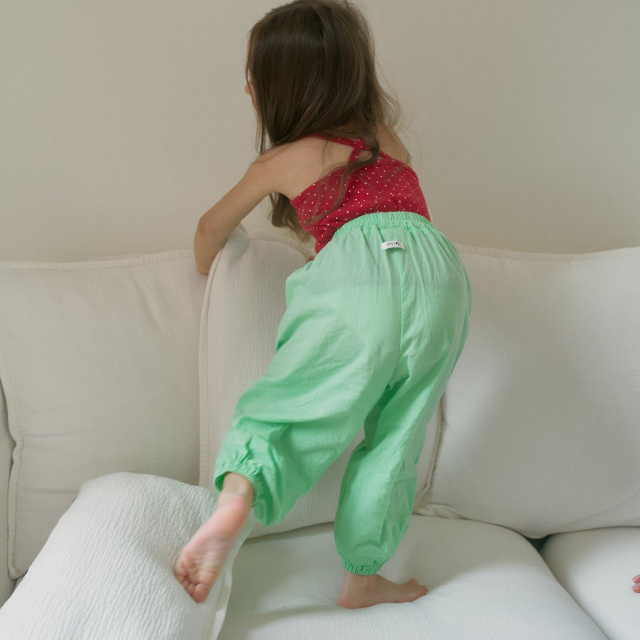 Toddler SS26 Summer Jogger Pants (1 - 6y) - Neon Green - AT NOON STORE